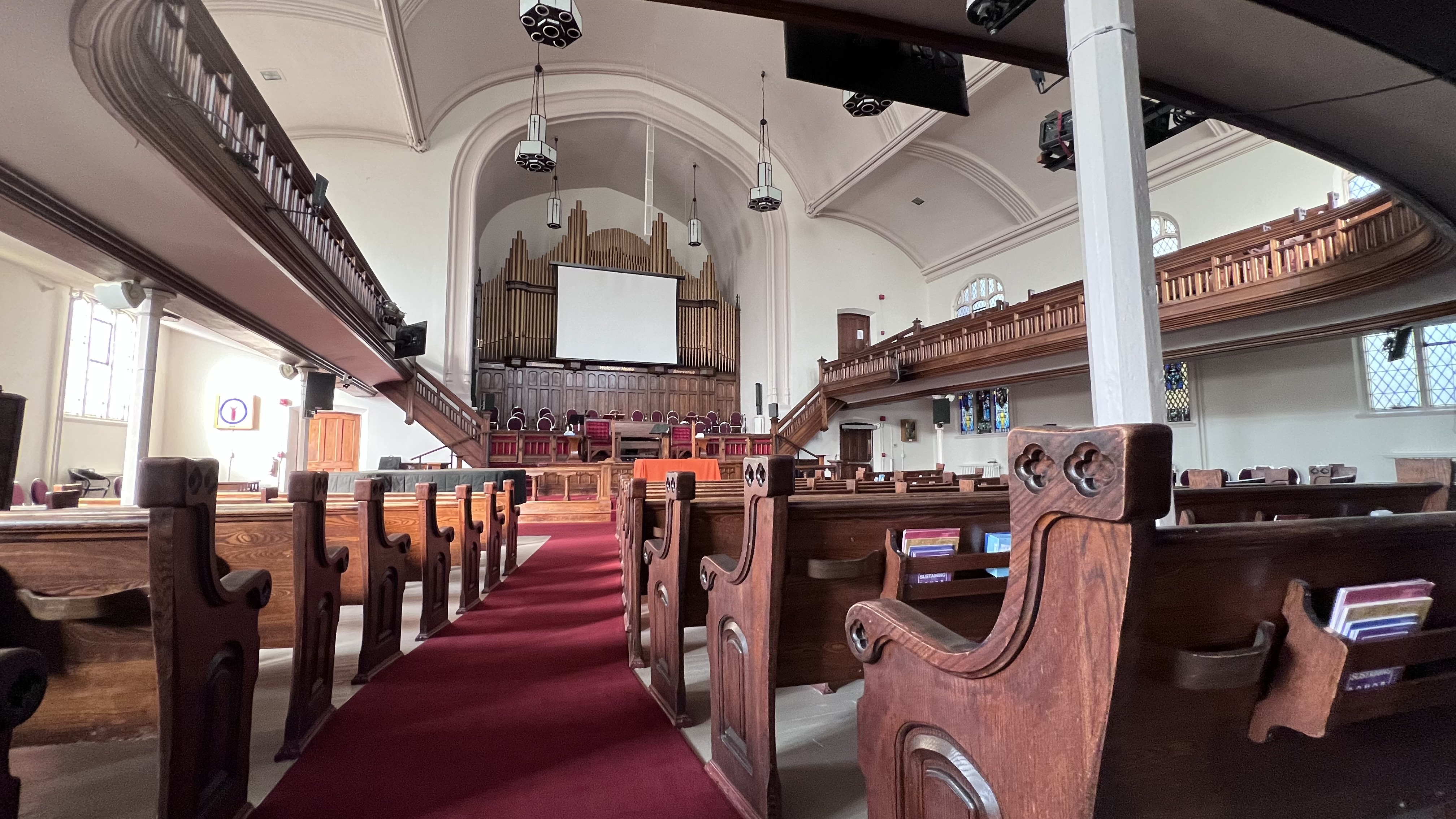 Picture of the Sanctuary of MCC Toronto after the renovations